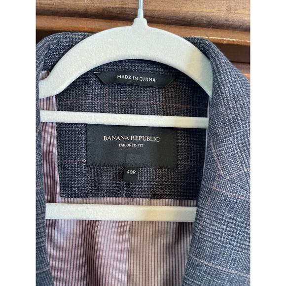 Banana republic tailored fit blazer size 40 regular - Picture 4 of 8